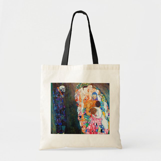 Bolsa Tote Morte e vida, Gustav Klimt (Frente)