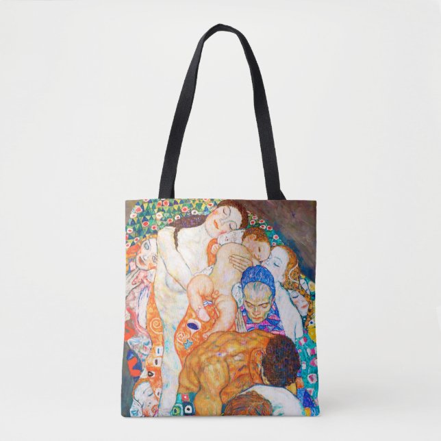 Bolsa Tote Morte e vida, Gustav Klimt (Frente)