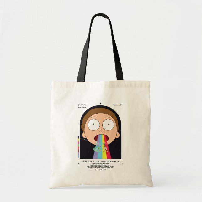 Bolsa Tote Morty Goodbye Moonmen Citação Gráfica (Frente)
