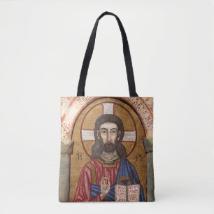 Bolsa Tote Mosaico Antigo de Jesus