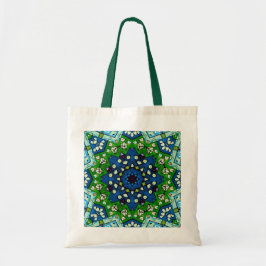Bolsa Tote Mosaico Blue Hippie Boho Mandala