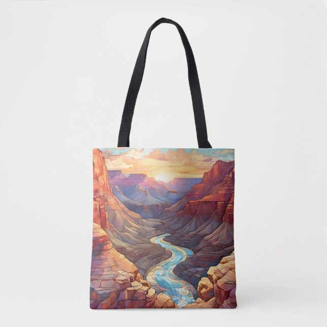 Bolsa Tote Mosaico Grand Canyon (Frente)