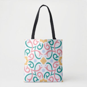 Bolsa Tote Mosaico/pastel/primavera