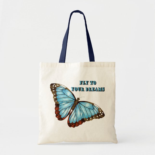 Bolsa Tote Mosca a seus sonhos (Frente)