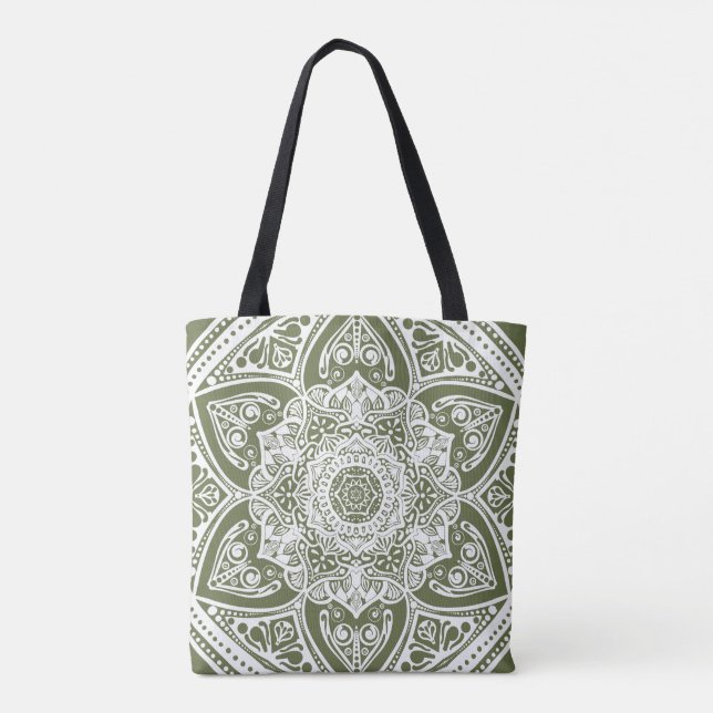 Bolsa Tote Moss Mandala (Verso)