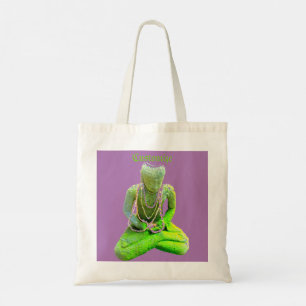 Bolsa Tote Mossy Green Buddha Meditando Thunder_Cove