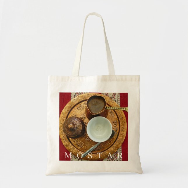 Bolsa Tote Mostar Bosnian - conjunto de café todinha (Frente)