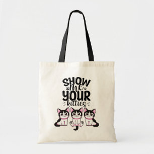 Bolsa Tote Mostre-me sua barra de ferramentas de Gatinhos