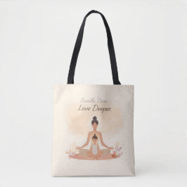 Bolsa Tote Mother & Child Meditation Serenity Art