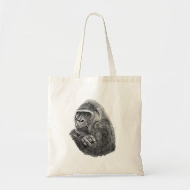 Bolsa Tote Mother gorilla tote bag 母ゴリラのトートバッグ (Frente)