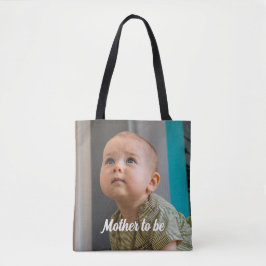 Bolsa Tote Mother To Be Personalized Minimal 