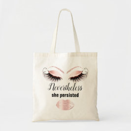 Bolsa Tote Motivar Lashes Maqueie Lábios de Beijo Personaliza