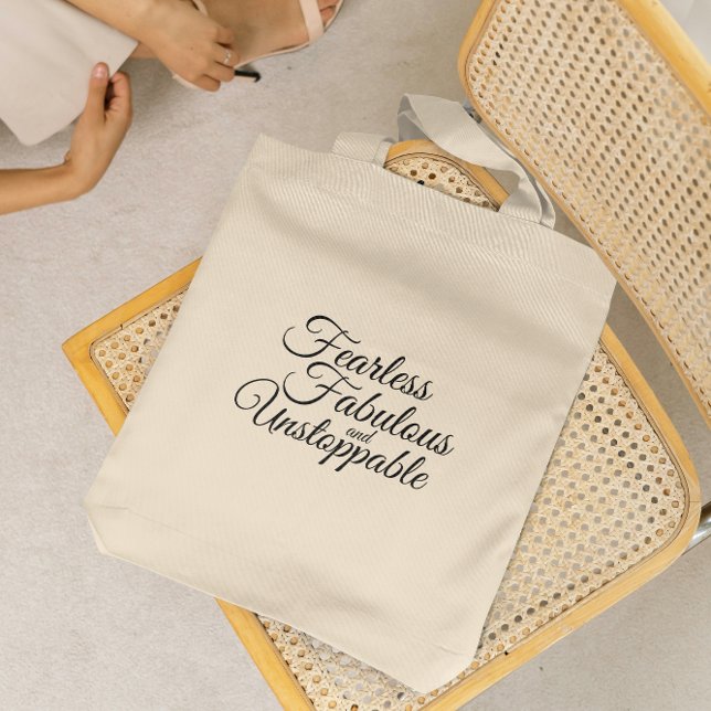 Bolsa Tote Motivational Quote, Empowered Woman Gift (Criador carregado)