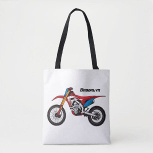 Bolsa Tote Moto de terra vermelha