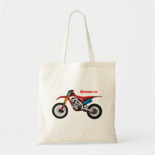 Bolsa Tote Moto de terra vermelha
