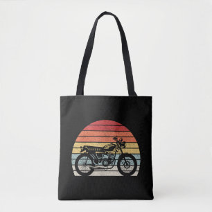 Bolsa Tote Motocicleta Vintage Retro