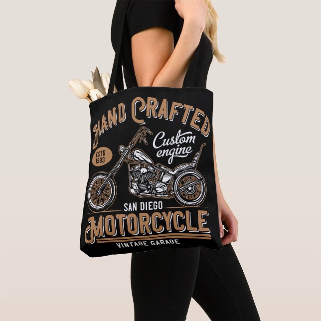 Bolsa Tote Motociclo artesanal (Criador carregado)