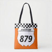 Motocross Custom Dirt Bike Number Placa em Laranja