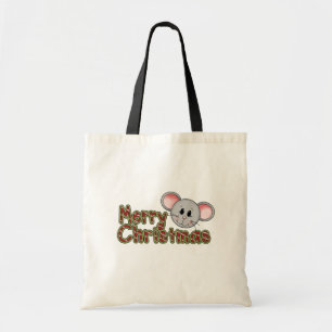 Bolsa Tote Mouse Feliz Camisetas de Natal e presentes