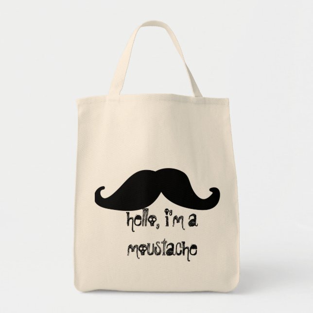 Bolsa Tote Moustache (Frente)