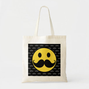 Bolsa Tote Moustache Funky retro do bigode