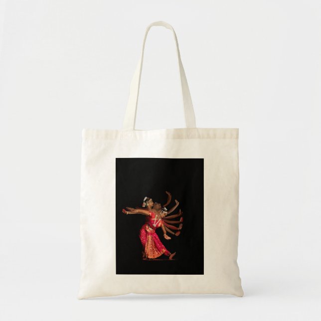 Bolsa Tote Movimento da mão de Bharatanatyam - 121 (Frente)