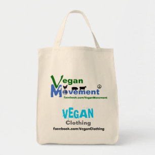 Bolsa Tote Movimento do Vegan/roupa do Vegan