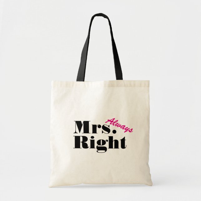 Bolsa tote Mrs sempre certa para mulheres (Frente)