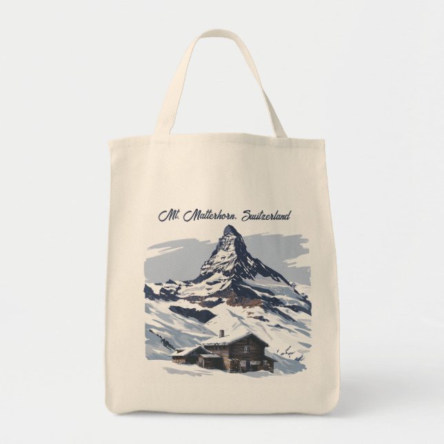 Bolsa Tote Mt. Matterhorn, Suiça: Destinos Icônicos (Frente)
