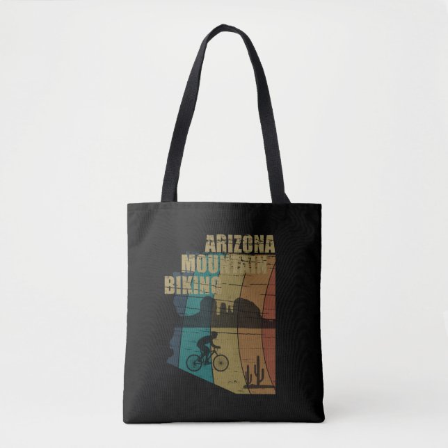 Bolsa Tote Mtb Az Sedona - Bicicleta de Montanha Arizona (Frente)