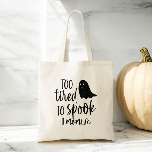Bolsa Tote Muito Cansado Para Estragar O Dia de as Bruxas eng