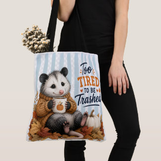 Bolsa Tote Muito cansado para ser destruído