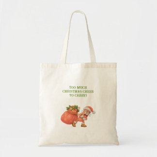 Bolsa Tote Muito espírito natalino para carregar! Salame