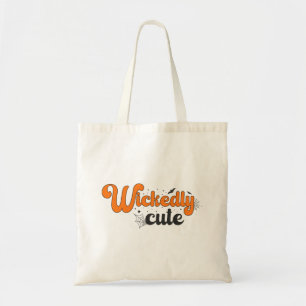 Bolsa Tote Muito fofo - padrão mágico do Halloween perto