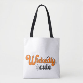 Bolsa Tote Muito fofo - padrão mágico do Halloween perto