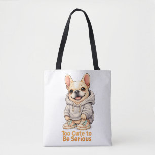 Bolsa Tote Muito Fofo para ser Levado a Sério – French Bulldo