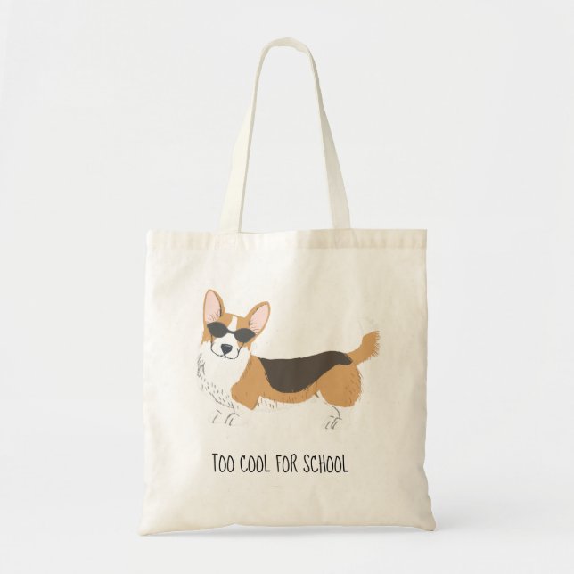 Bolsa Tote Muito Legal Corgi (Frente)