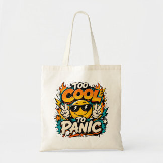 Bolsa Tote Muito Legal Para Entrar em Pânico Design Gráfico D