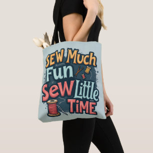 Bolsa Tote Muito Prazer em Costurar, Pouco Tempo Arte de Pont