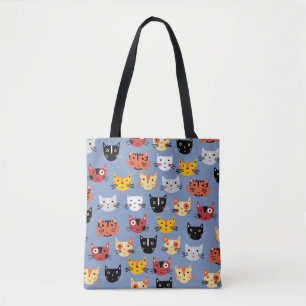 Bolsa Tote Muitos gatos