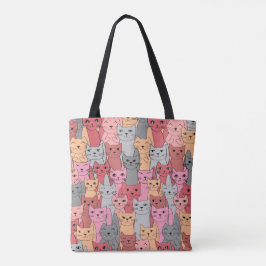 Bolsa Tote Muitos gatos vermelhos - Design Totosag