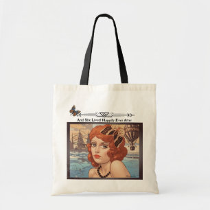 Bolsa Tote Mulher 1920 Feliz Náutica Sempre Após Citação