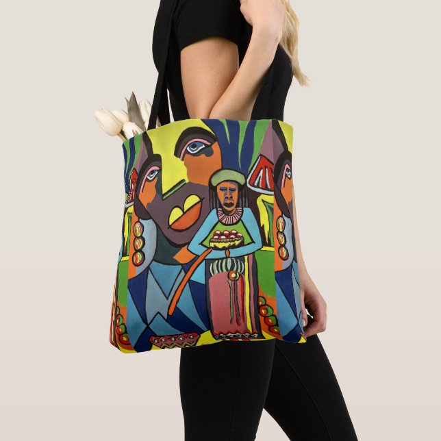 Bolsa Tote Mulher africana tribal  (Close Up)