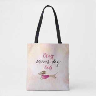 Bolsa Tote Mulher-Cachorro-Louca