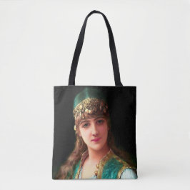 Bolsa Tote Mulher cigana vitoriana elegante boho bellydancer