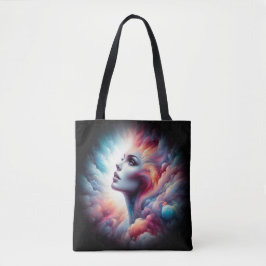 Bolsa Tote Mulher com Cabelo Cosmico Aura