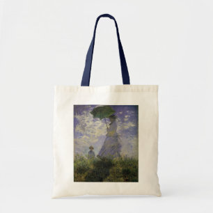 Bolsa Tote Mulher com o parasol por Claude Monet, arte do