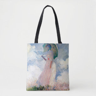 Bolsa Tote Mulher com Parasol, Claude Monet, 1886