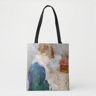 Bolsa Tote Mulher costurando, Berthe Morisot