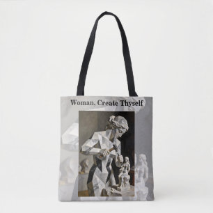 Bolsa Tote Mulher, Crie a Si Mesma – Retrato Auto Construído
